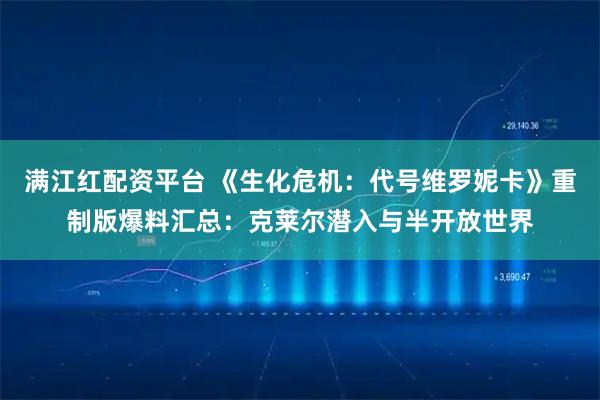满江红配资平台 《生化危机：代号维罗妮卡》重制版爆料汇总：克莱尔潜入与半开放世界