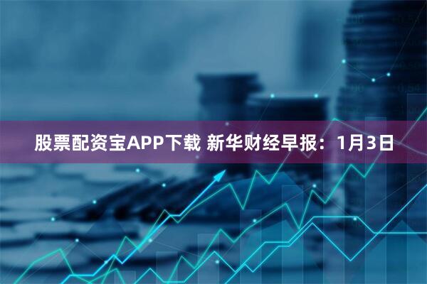 股票配资宝APP下载 新华财经早报：1月3日