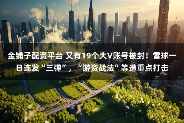 金铺子配资平台 又有19个大V账号被封！雪球一日连发“三弹”，“游资战法”等遭重点打击